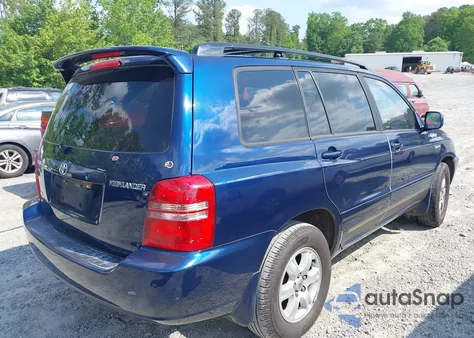 2002 Toyota Highlander Limited V6 из США, поврежденный, VIN JTEGF21A420058692